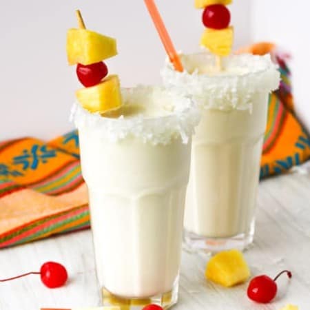 Piña Colada Milkshakes