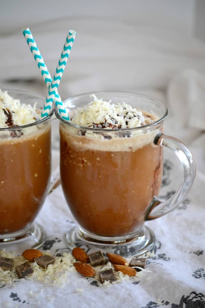 Almond Candy Bar Frozen Coffee