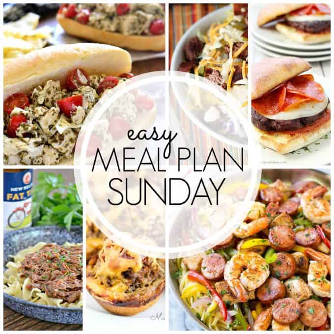 With Easy Meal Plan Sunday {Week 57}, these six dinners, two desserts and a breakfast recipe will help you remove the guesswork from this week's meal planning. Enjoy!