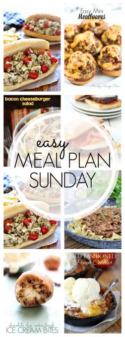 With Easy Meal Plan Sunday {Week 57}, these six dinners, two desserts and a breakfast recipe will help you remove the guesswork from this week's meal planning. Enjoy!