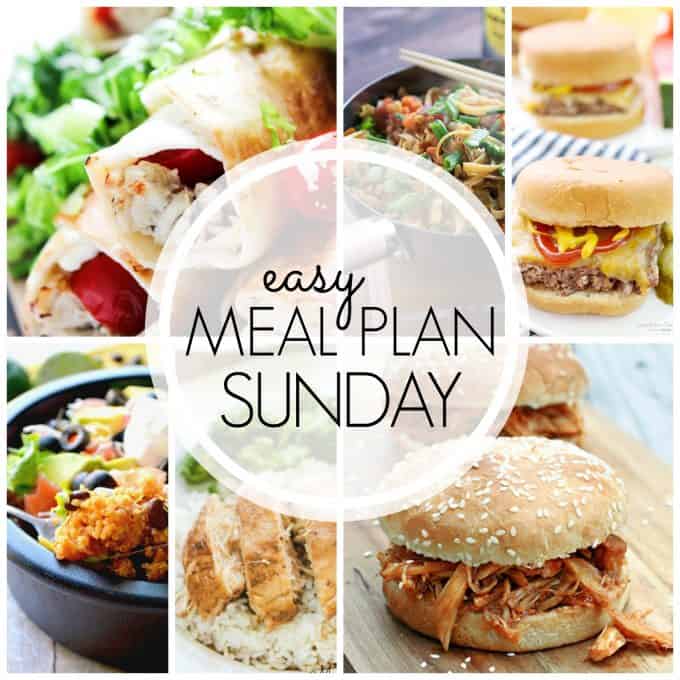 With Easy Meal Plan Sunday {Week 60}, these six dinners, two desserts and a breakfast recipe will help you remove the guesswork from this week's meal planning. Enjoy!