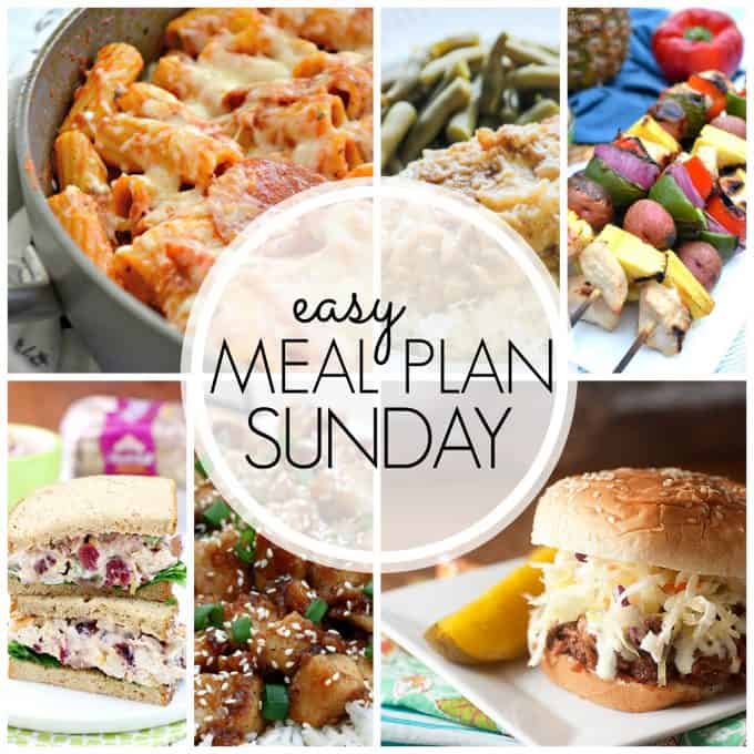 With Easy Meal Plan Sunday {Week 59}, these six dinners, two desserts and a breakfast recipe will help you remove the guesswork from this week's meal planning. Enjoy!