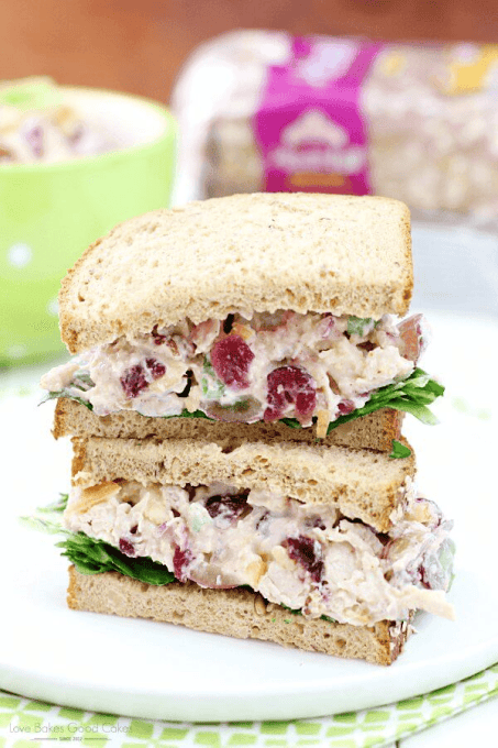 Lighter Chicken Salad Sandwiches - Love Bakes Good Cakes | Easy Meal Plan Sunday {Week 59}
