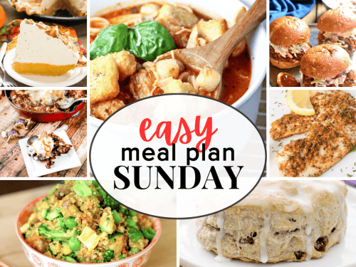 Easy Meal Plan Sunday Week 64
