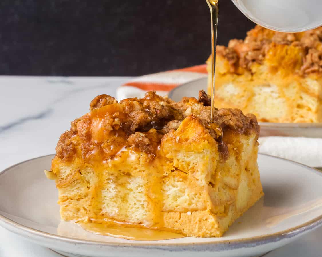 Overnight Pumpkin French Toast Casserole 365 Days of Baking