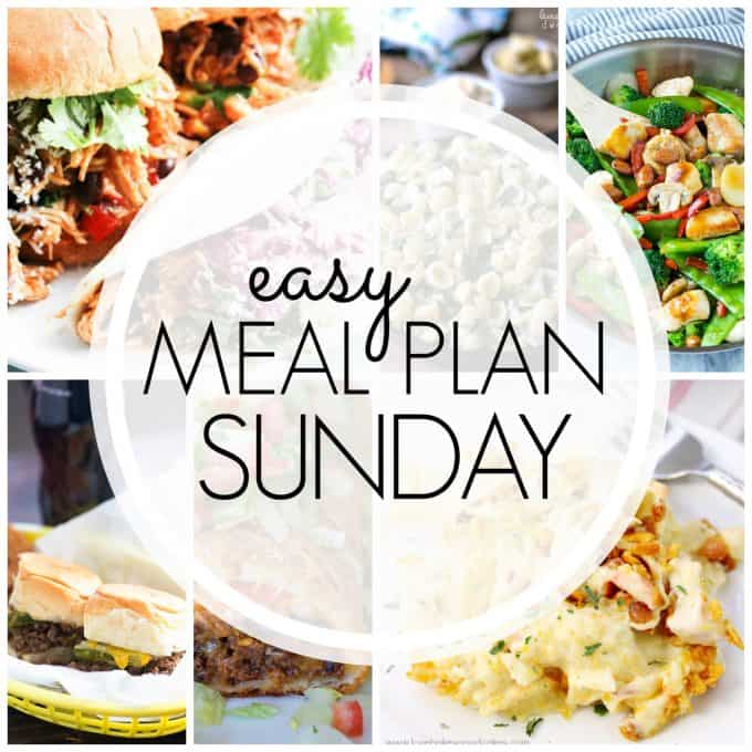 With Easy Meal Plan Sunday Week 65 - six dinners, two desserts and a breakfast recipe will help you remove the guesswork from this week's meal planning.