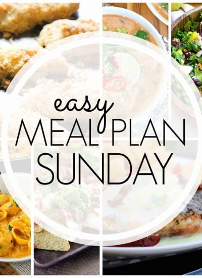 Easy Meal Plan Sunday {Week 66} – these six dinners, two desserts and a breakfast recipe will help you remove the guesswork from this week’s meal planning. Enjoy!