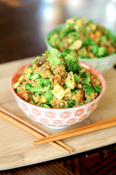 Quinoa Fried Rice - Domestic Superhero | Easy Meal Plan Sunday {Week 64} 