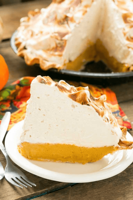 Pumpkin Meringue Pie - Dinner at the Zoo | Easy Meal Plan Sunday {Week 64}