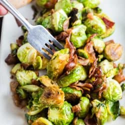 Maple Bacon Brussels Sprouts