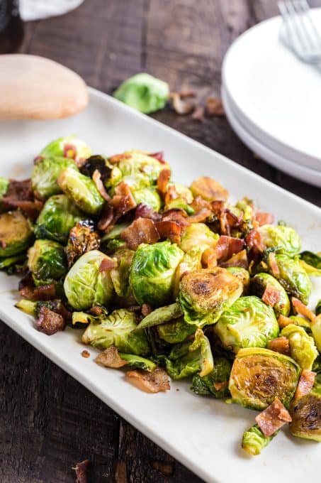 Maple Bacon Brussels Sprouts