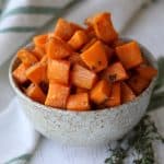 Maple Roasted Sweet Potatoes