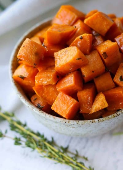 Maple Roasted Sweet Potatoes