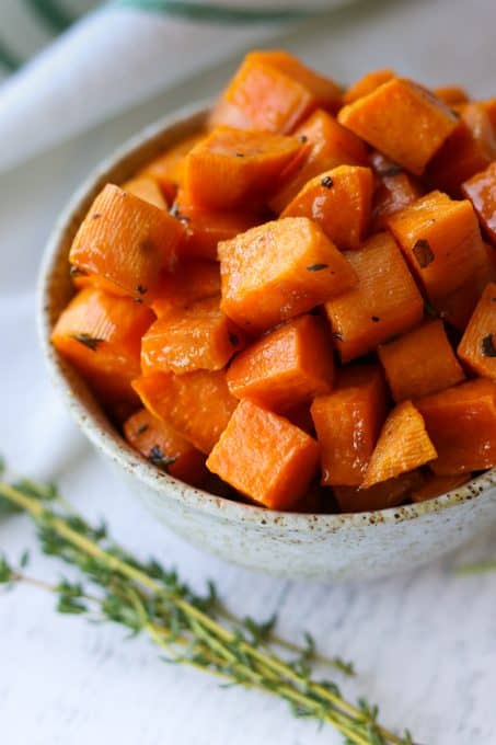 Maple Roasted Sweet Potatoes