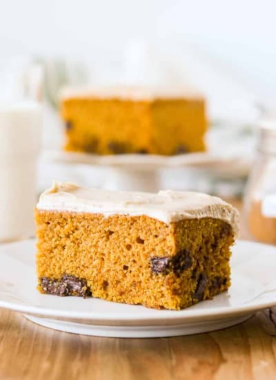 Pumpkin Chocolate Chunk Cake