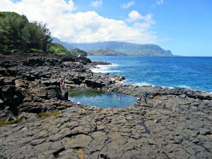 Kauai: Where to Stay and What to Do. Queen's Bath on Kauai, HI