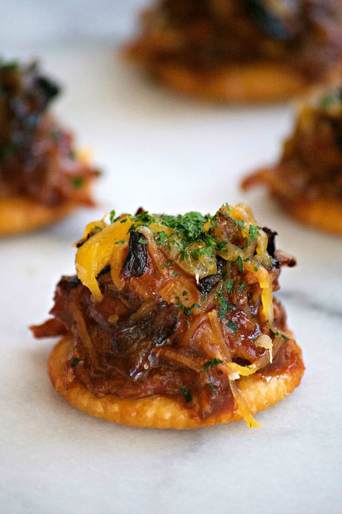 Sweet and Spicy Coca-Cola Shredded Pork Bites