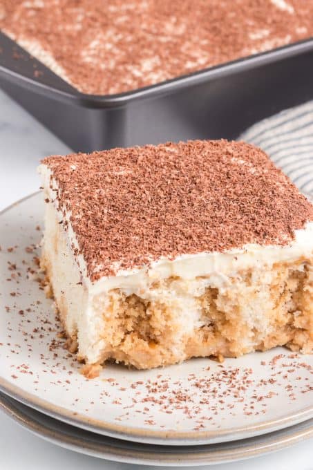 Tiramisu Poke Cake