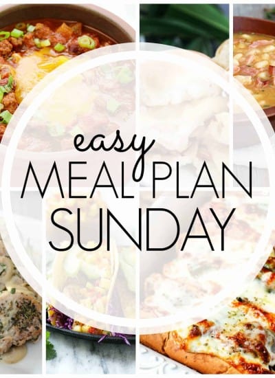 With Easy Meal Plan Sunday Week 68 - six dinners, two desserts and a breakfast recipe will help you remove the guesswork from this week's meal planning.