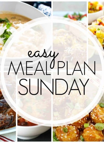 With Easy Meal Plan Sunday Week 70 - six dinners, two desserts and a breakfast recipe will help you remove the guesswork from this week's meal planning.