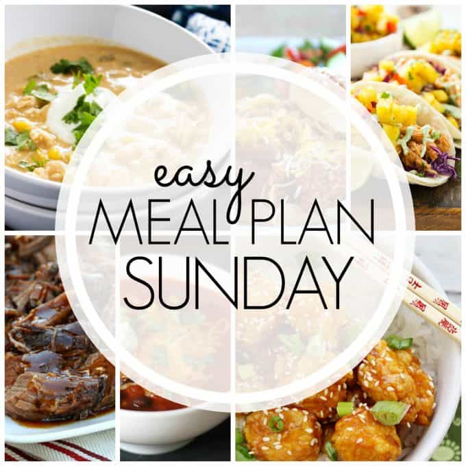 With Easy Meal Plan Sunday Week 70 - six dinners, two desserts and a breakfast recipe will help you remove the guesswork from this week's meal planning.