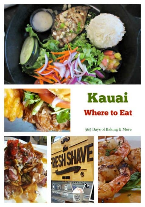 Here's where to eat in Kauai - a list of the places we ate while on vacation and the food that really made me all warm and fuzzy inside!