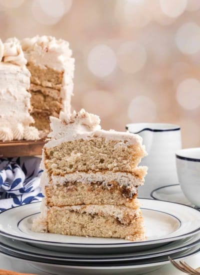 Cinnamon Roll Layer Cake