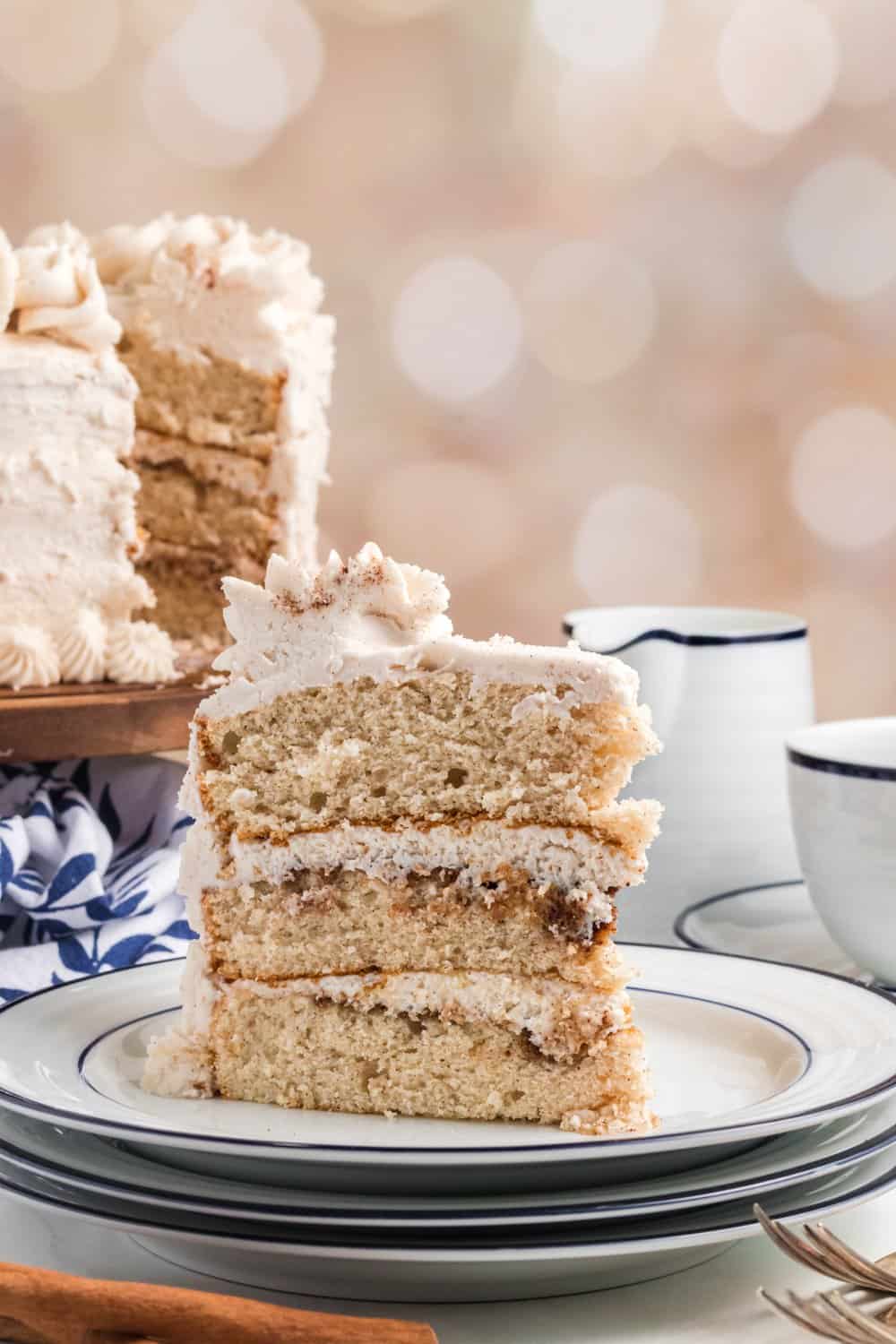 Cinnamon Roll Layer Cake