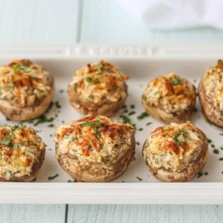 Cream Cheese Stuffed Mushrooms