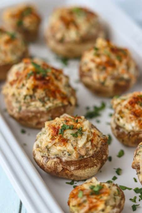 Cream Cheese Stuffed Mushrooms