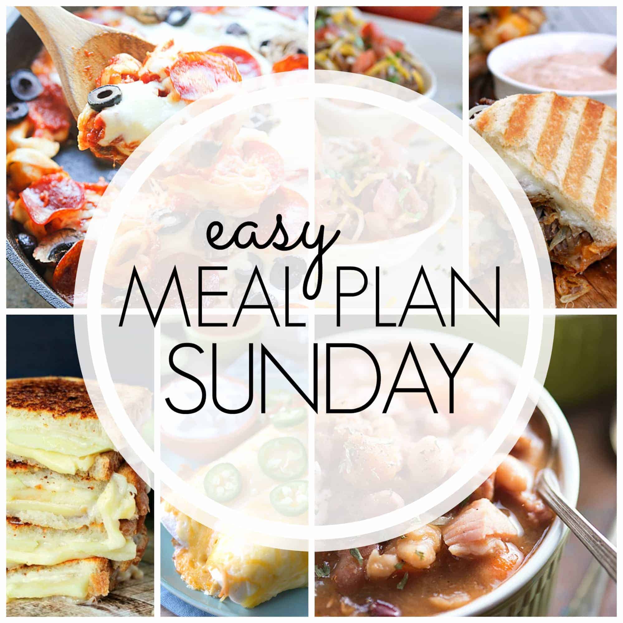 With Easy Meal Plan Sunday Week 72 - six dinners, two desserts and a breakfast recipe will help you remove the guesswork from this week's meal planning.