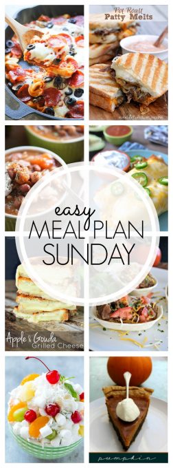With Easy Meal Plan Sunday Week 72 - six dinners, two desserts and a breakfast recipe will help you remove the guesswork from this week's meal planning.