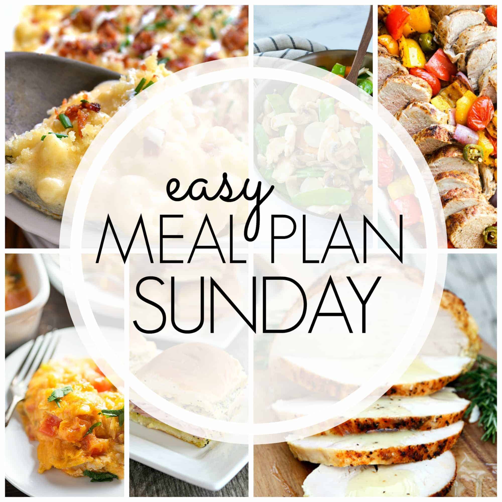 With Easy Meal Plan Sunday Week 74 - six dinners, two desserts and a breakfast recipe will help you remove the guesswork from this week's meal planning.