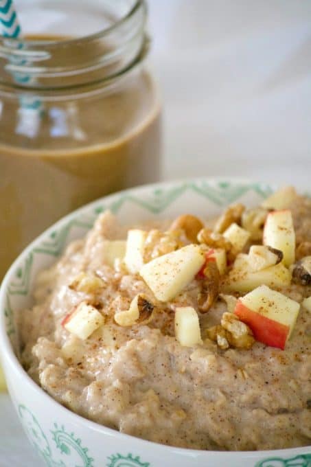 Enjoy one of three NEW flavors ofÂ Shamrock Farms Cold Brew Coffee and Milk at breakfast or any time of day. It pairs perfectly with a warm bowl of Apple Oatmeal in the morning!