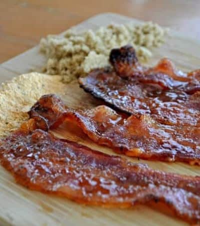  This Sweet and Spicy Ranch Bacon is sprinkled with some brown sugar and some Spicy Buttermilk Ranch Dressing Mix. It's a flavor party in your mouth!