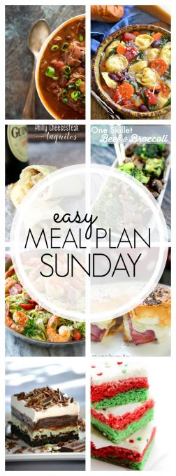 With Easy Meal Plan Sunday Week 77 - six dinners, two desserts and a breakfast recipe will help you remove the guesswork from this week's meal planning.