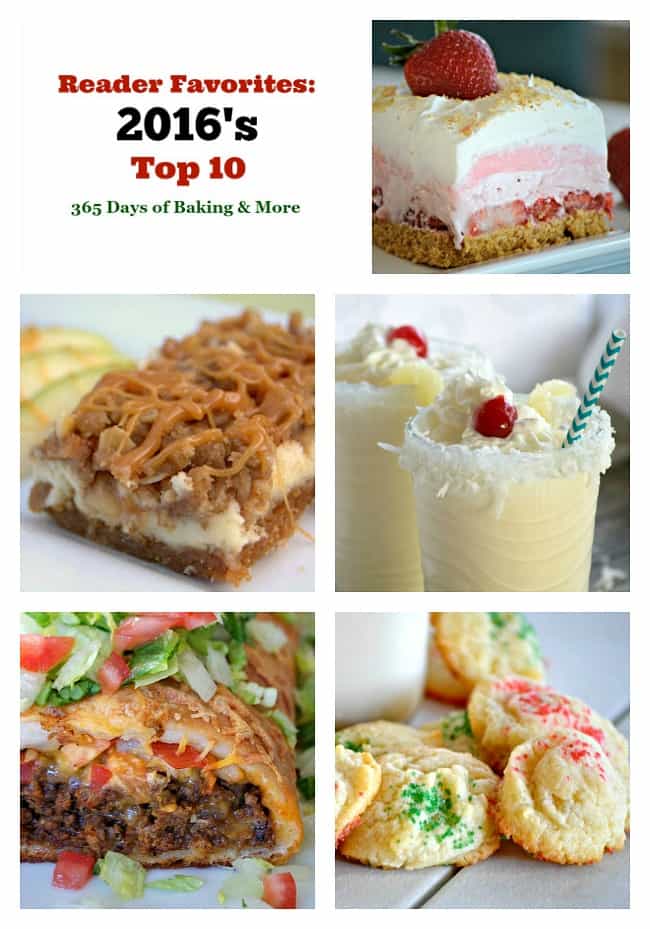 Here are the Reader Favorites: 2016's Top 10. I'm excited to bring you a compilation of the recipes you most enjoyed this past year.