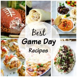 Best Game Day Recipes - a collection of delicious wings, dips, wraps and more to make sure no one goes hungry while watching the big games.