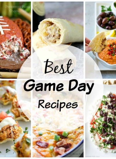 Best Game Day Recipes - a collection of delicious wings, dips, wraps and more to make sure no one goes hungry while watching the big games.