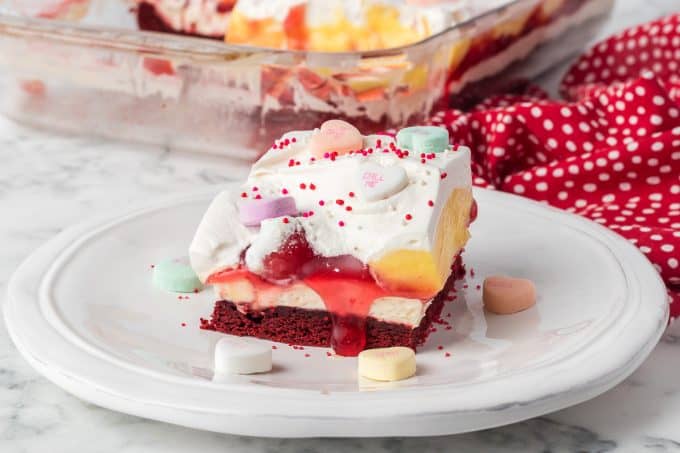 Red Velvet Cherry Dream Bars