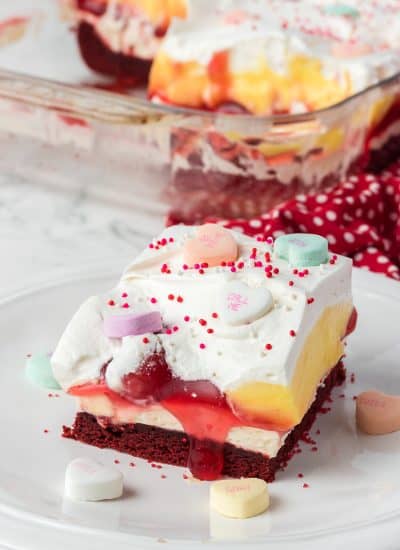 Red Velvet Cherry Dream Bars