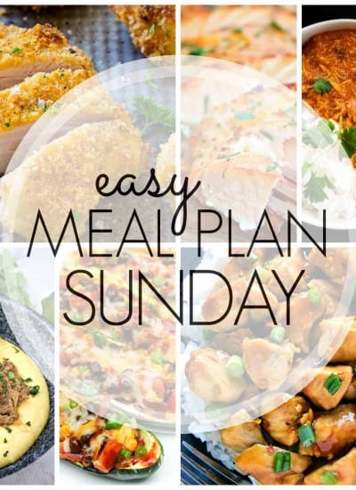 With Easy Meal Plan Sunday Week 80 - six dinners, two desserts and a breakfast recipe will help you remove the guesswork from this week's meal planning.