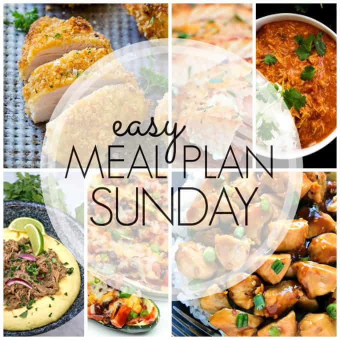 With Easy Meal Plan Sunday Week 80 - six dinners, two desserts and a breakfast recipe will help you remove the guesswork from this week's meal planning.