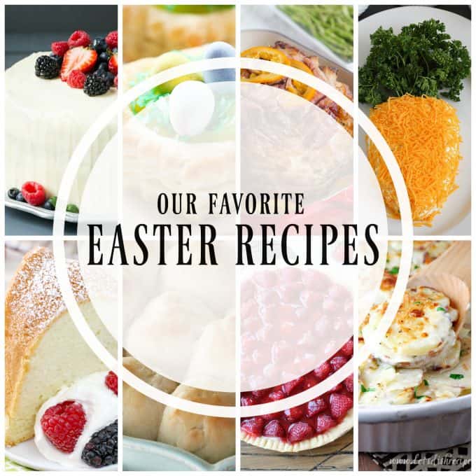 Spring is in the air and with Spring comes Easter! Here is a great selection from some of your favorite bloggers of their favorite Easter recipes.