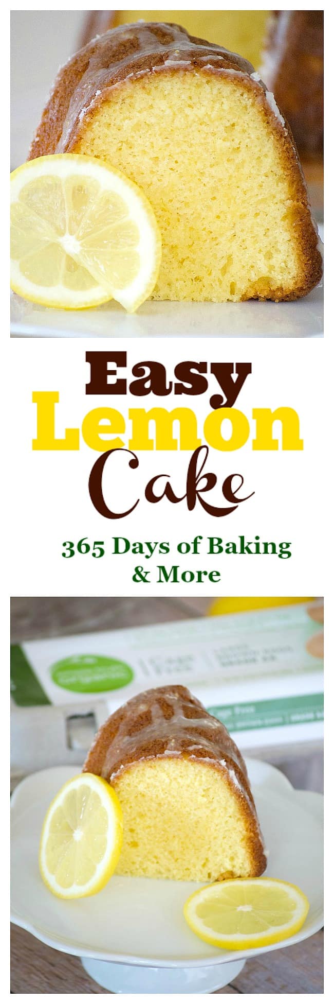 This Easy Lemon Cake is made with a cake mix, lemon gelatin, and Kroger Simple Truth Eggs. A special dessert served at Easter, Mother's Day or year round.