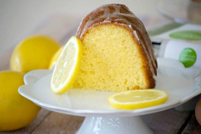 This Easy Lemon Cake is made with a cake mix, lemon gelatin, and Kroger Simple Truth Eggs. A special dessert served at Easter, Mother's Day or year round.