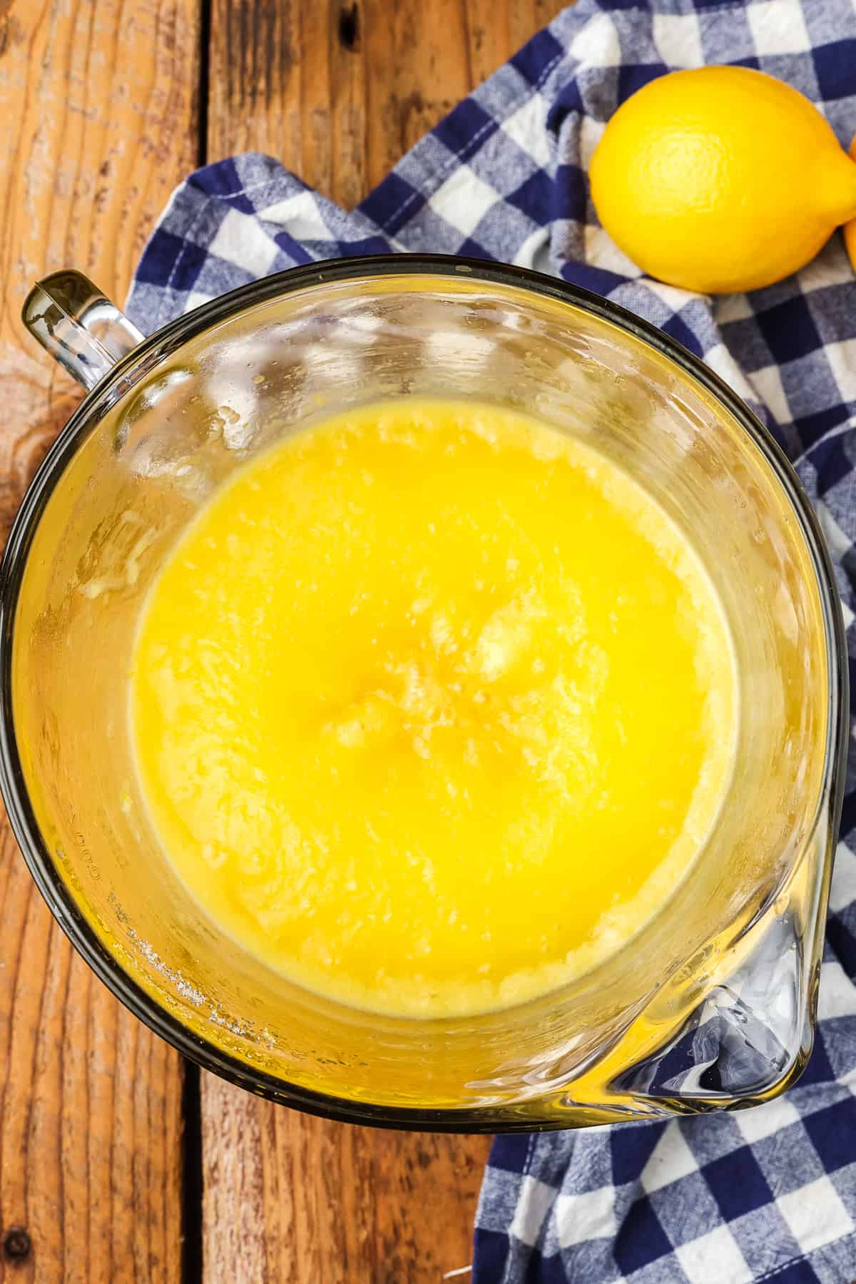 Cooked curd made with juice of lemons.