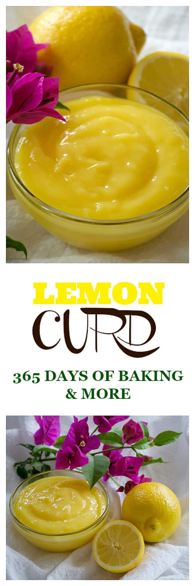 This Lemon Curd is perfectly sweet and tart and can be used in many recipes, spread on your morning muffin, or on its' own with berries and whipped cream.