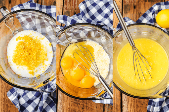 Easy Lemon Curd process photos.