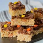 Reese's Peanut Butter Rice Krispies Treats